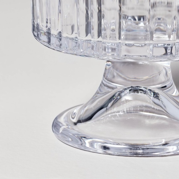 8oz Fluted Glass Parfait Cup Set Clear 4pk - Hearth & Hand Magnolia - Picture 4 of 7